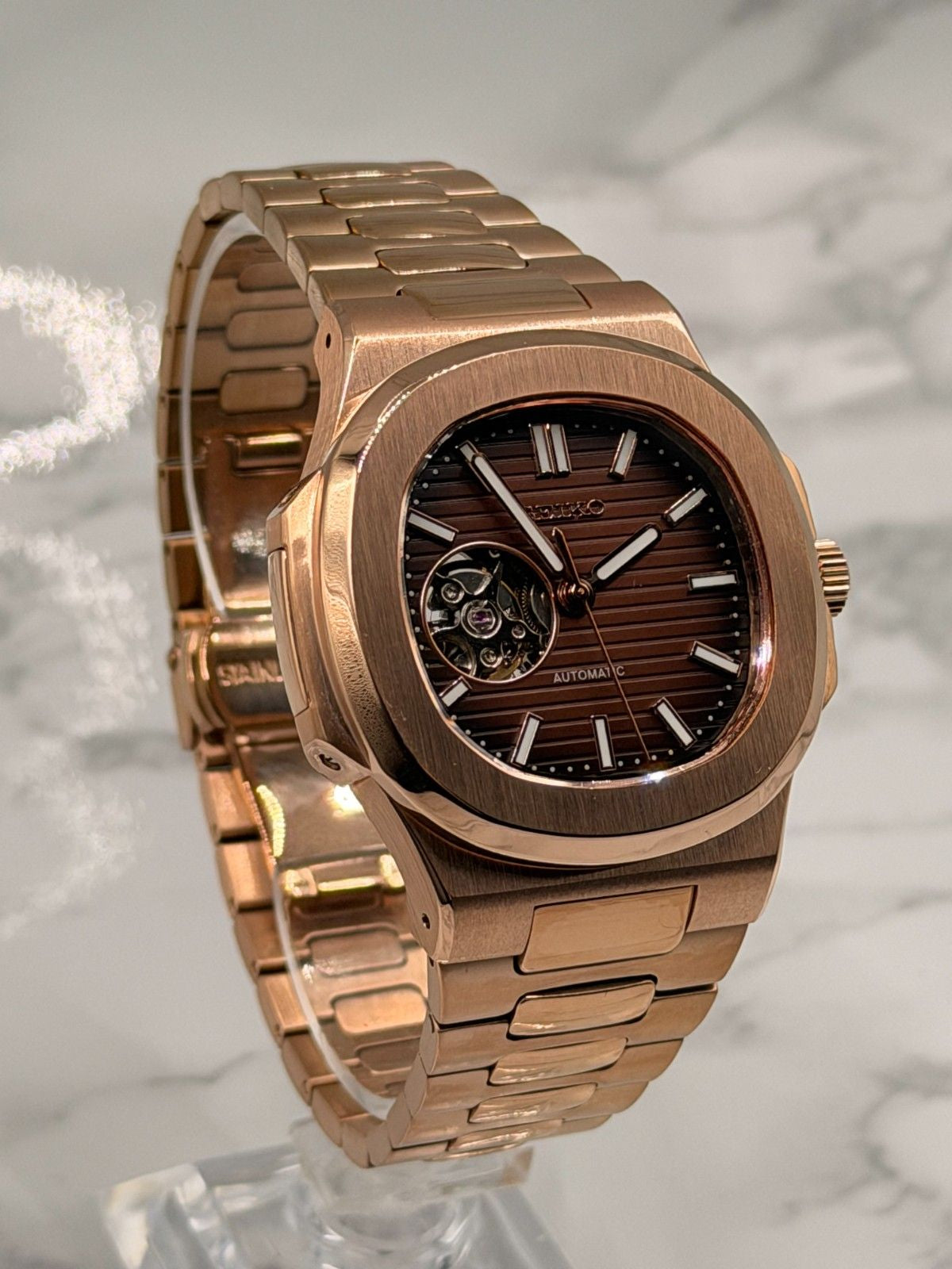 Nauteiko Openheart Rose Gold Chocolatte