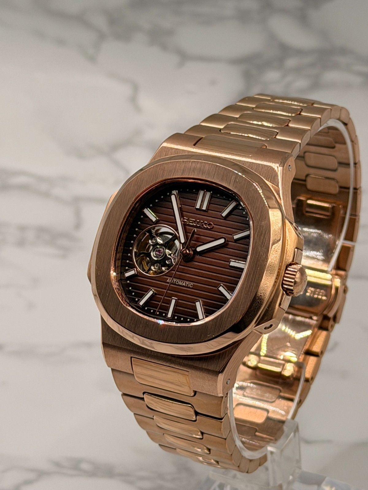 Nauteiko Openheart Rose Gold Chocolatte